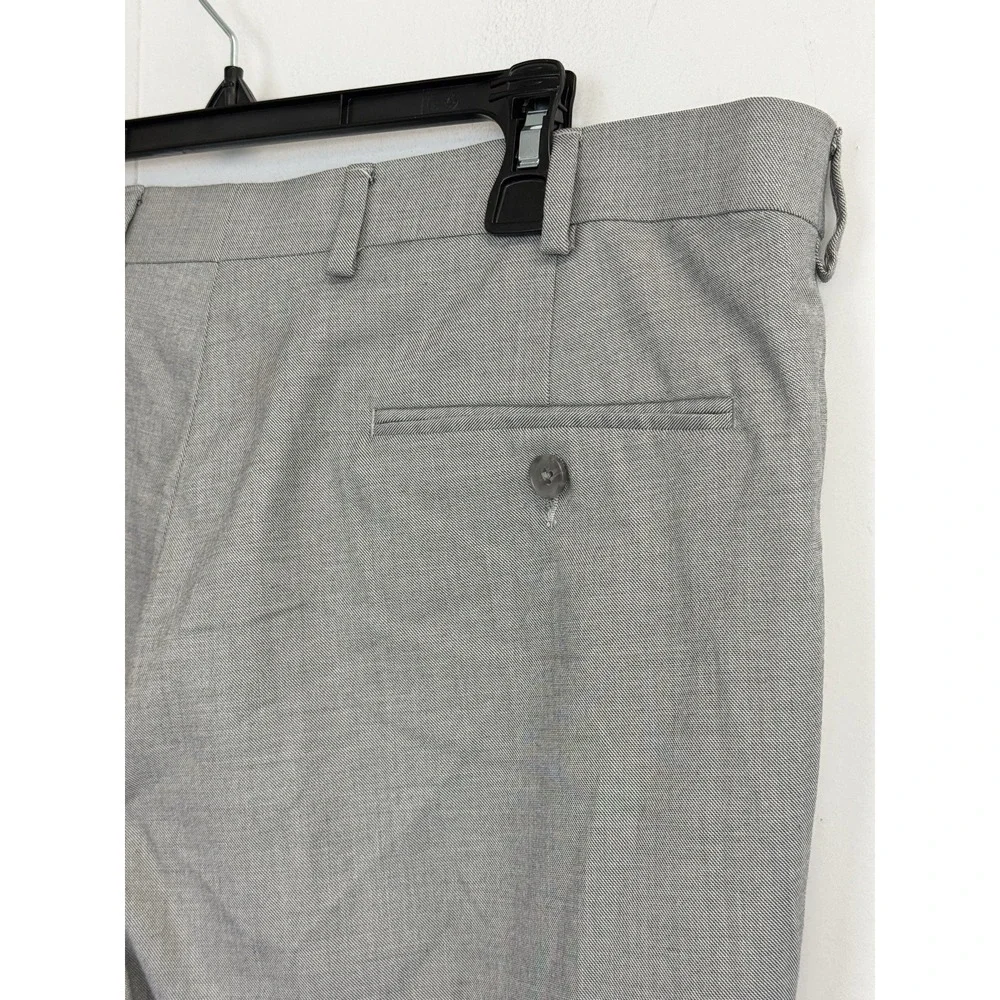 Apartment 9 Premier Flex Slim Fit Dress Pants‎ Mens 38x32 Gray Stretch